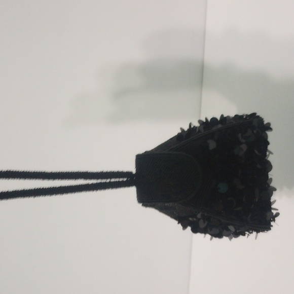 Vintage IN'S Mini Pyramid Beaded Sequence Wristlet/ Clutch - Picture 4 of 13